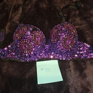Purple Seqiun Bra Costume